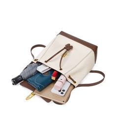 Colorblock Drawstring Backpack