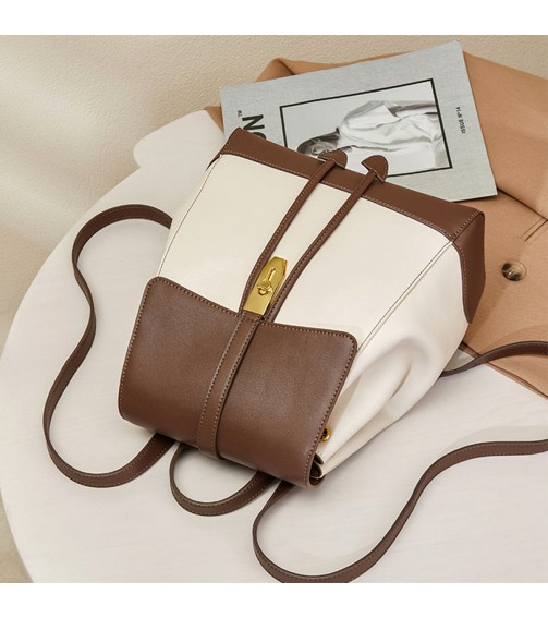 Colorblock Drawstring Backpack