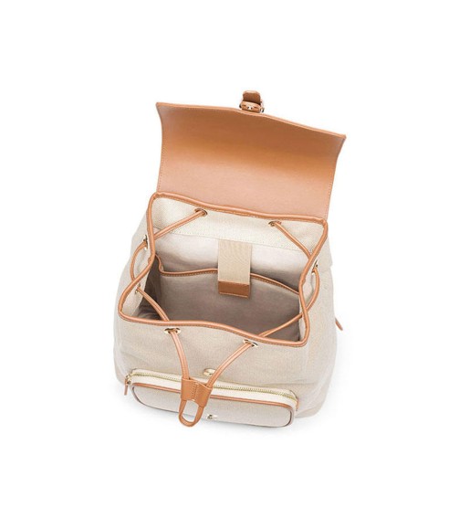 Luxury Flap Drawstring Backpack