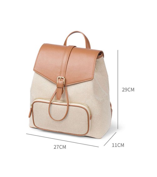 Luxury Flap Drawstring Backpack