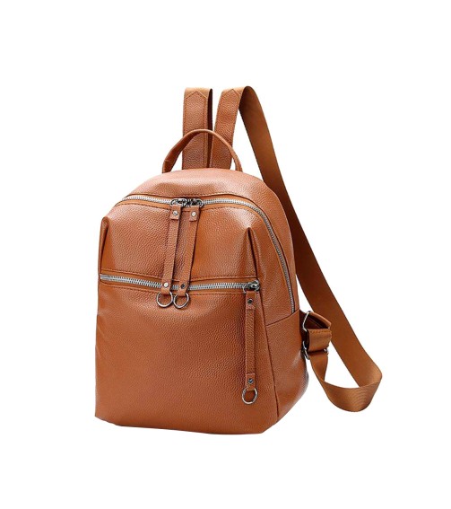 Vintage PU Leather Backpack