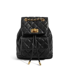 Small Chain Drawstring Backpack