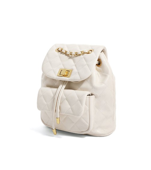 Small Chain Drawstring Backpack