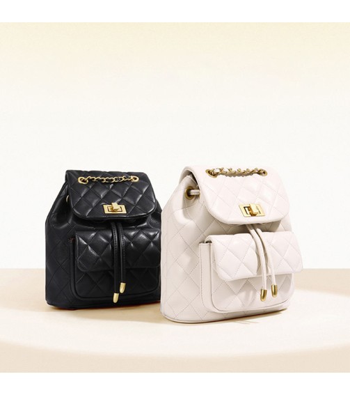 Small Chain Drawstring Backpack