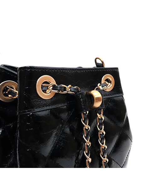 Trendy Chain Bucket Bag
