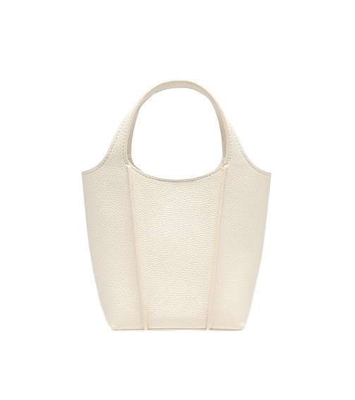 Pebble-Texture Bucket Bag