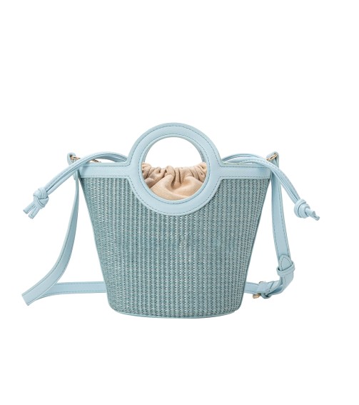 Straw Bucket Bag