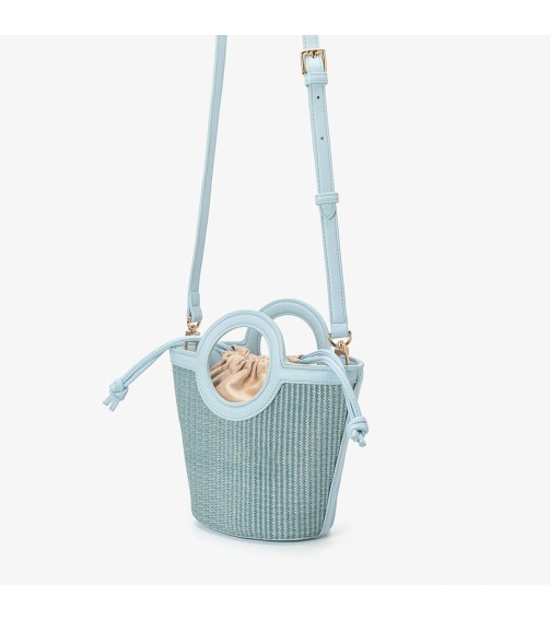 Straw Bucket Bag
