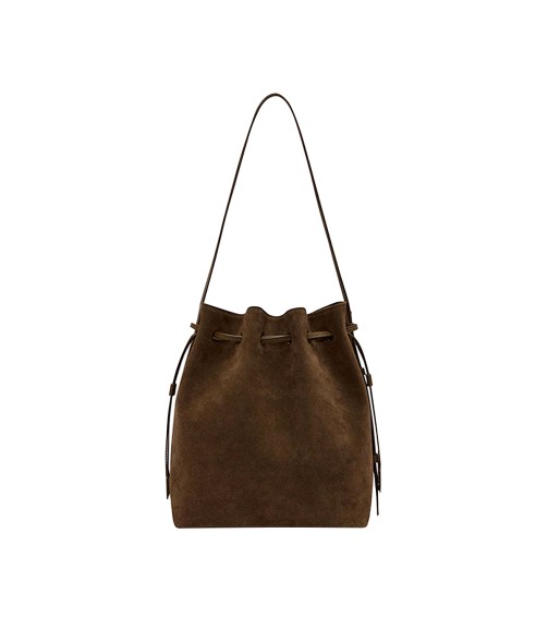PU Suede Bucket Bag