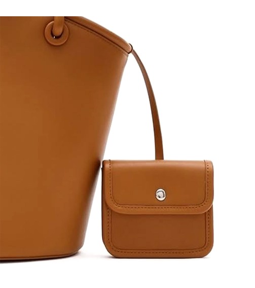 Women’s Single-Shoulder Bucket Bag