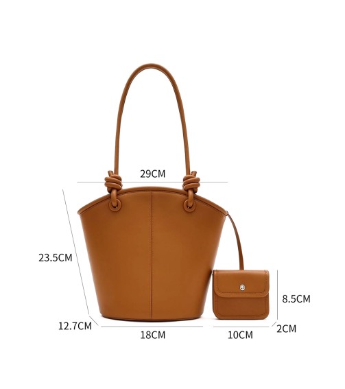 Women’s Single-Shoulder Bucket Bag