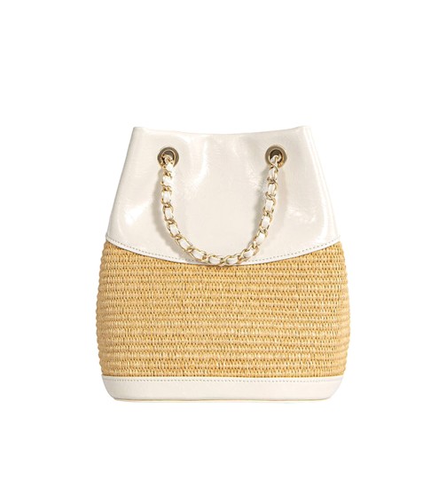 Woven Bucket Bag