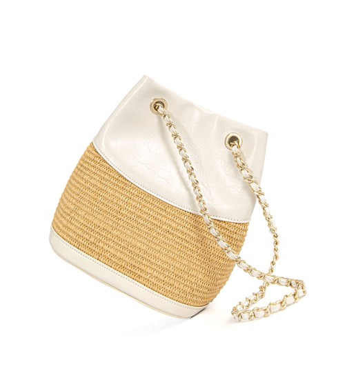 Woven Bucket Bag