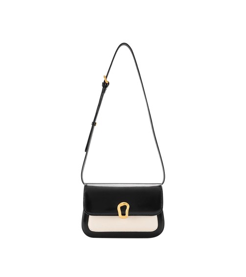 Color-Block Messenger Crossbody Bag
