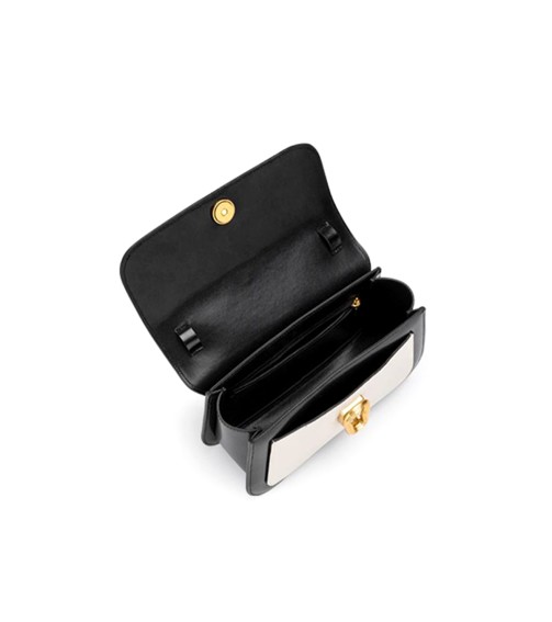 Color-Block Messenger Crossbody Bag