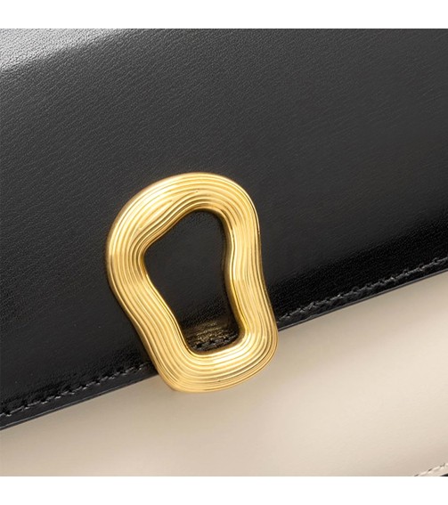 Color-Block Messenger Crossbody Bag