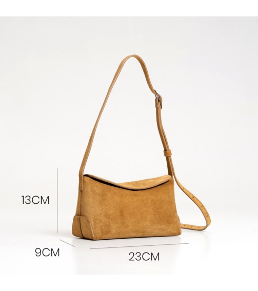 Trendy Suede PU Crossbody Bag