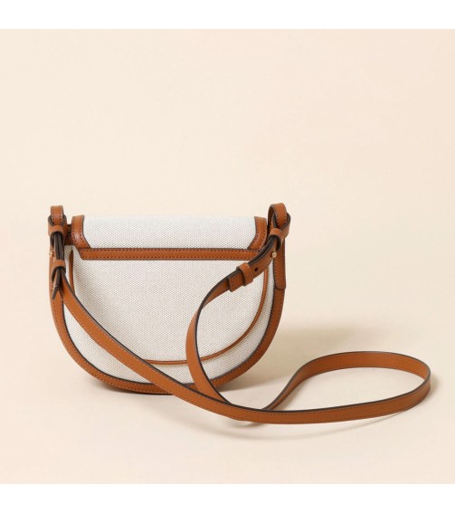 Half-Moon Canvas Crossbody Bag