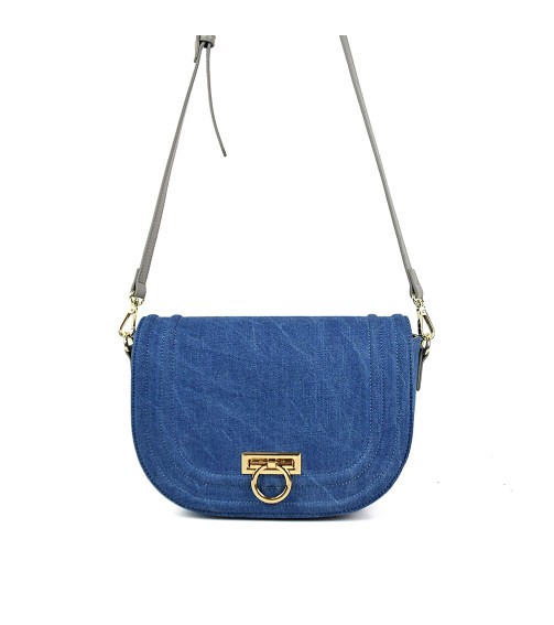 Denim Saddle Bag