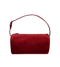 Red Suede Leather Handbag