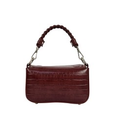 Crocodile Embossed Handbag