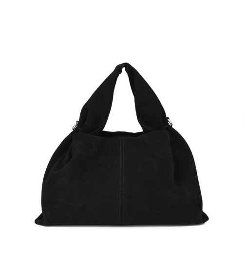 Suede Cowhide Leather Handbag