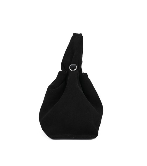 Suede Cowhide Leather Handbag