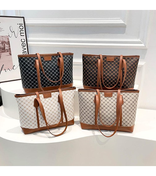 Vintage Monogram Tote Bag