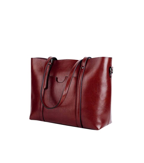 Genuine Leather Large Capacity Tote Bag