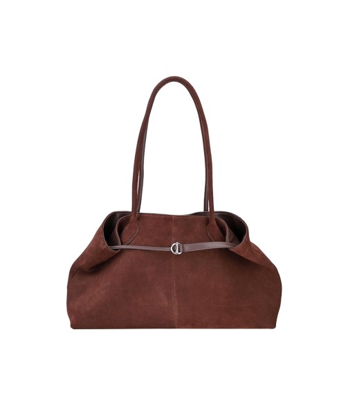 Suede Leather Tote Bag