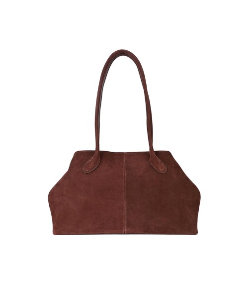 Suede Leather Tote Bag