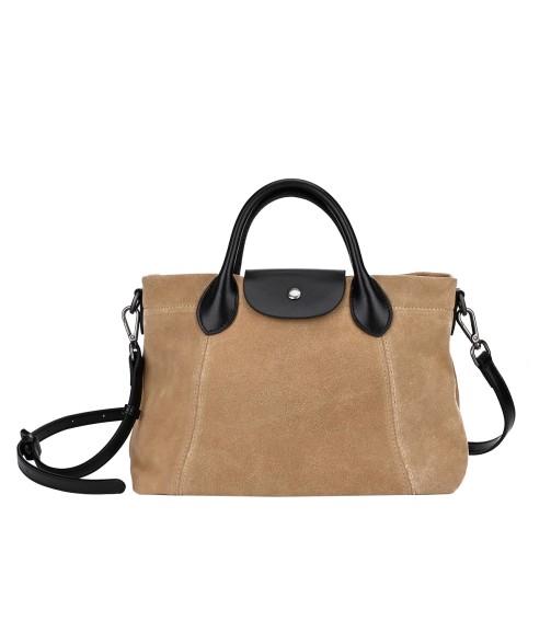 Vintage Suede Tote Bag