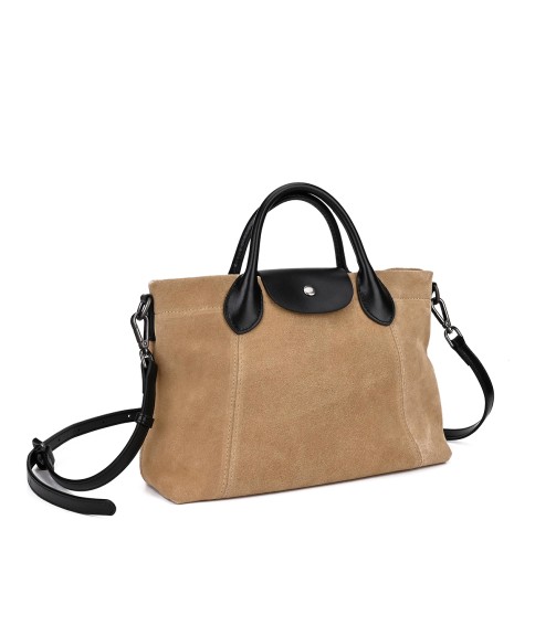 Vintage Suede Tote Bag