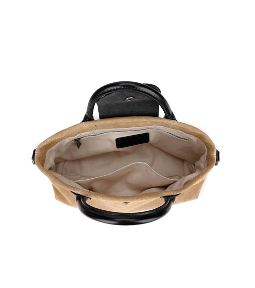 Vintage Suede Tote Bag