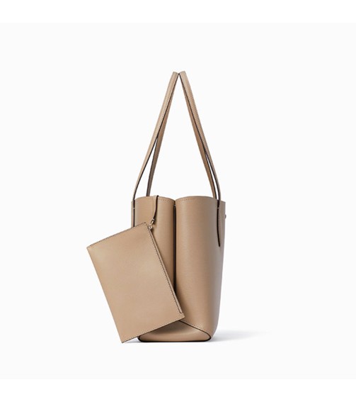 Elegant Solid Color Tote Bag