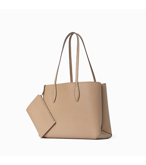 Elegant Solid Color Tote Bag
