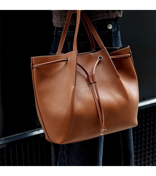 Elegant Drawstring Tote Bag