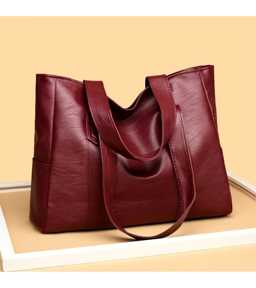 Vintage Soft PU Tote Bag