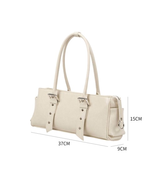 Trendy PU Leather Underarm Bag