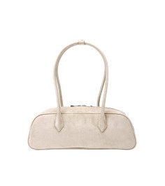 Suede Leather Bowling Bag